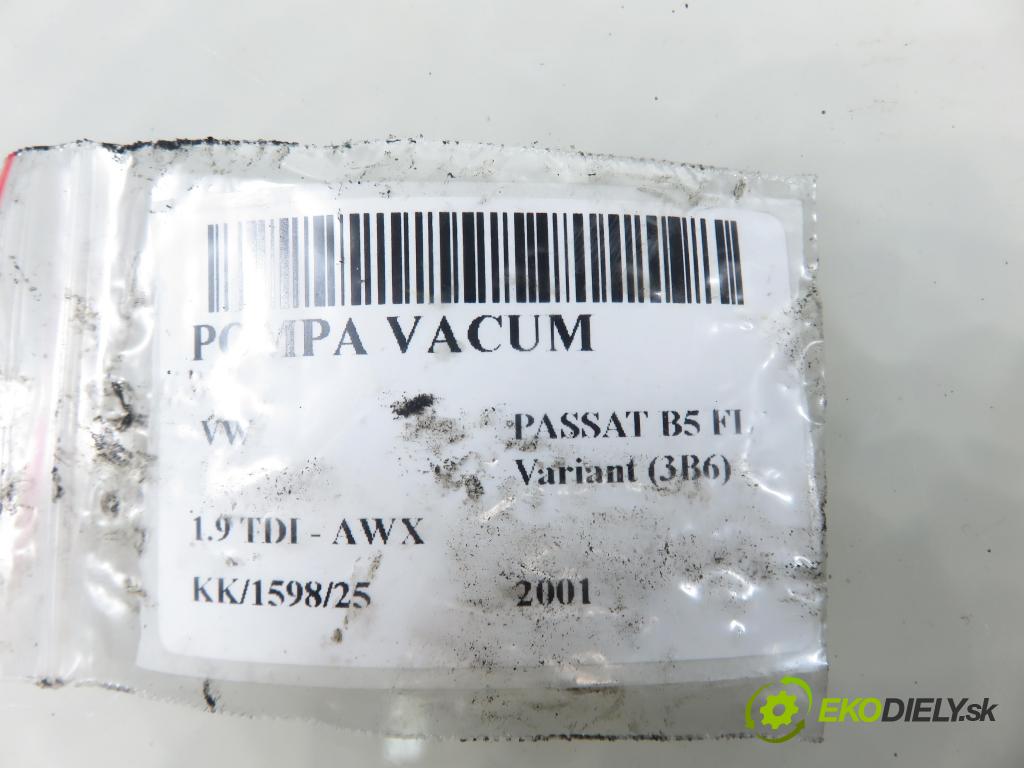 VW PASSAT B5.5 Variant (3B6) KOMBI 2001 96,00 1.9 TDI - AWX 1896,00 Pumpa vákuová 038145209C