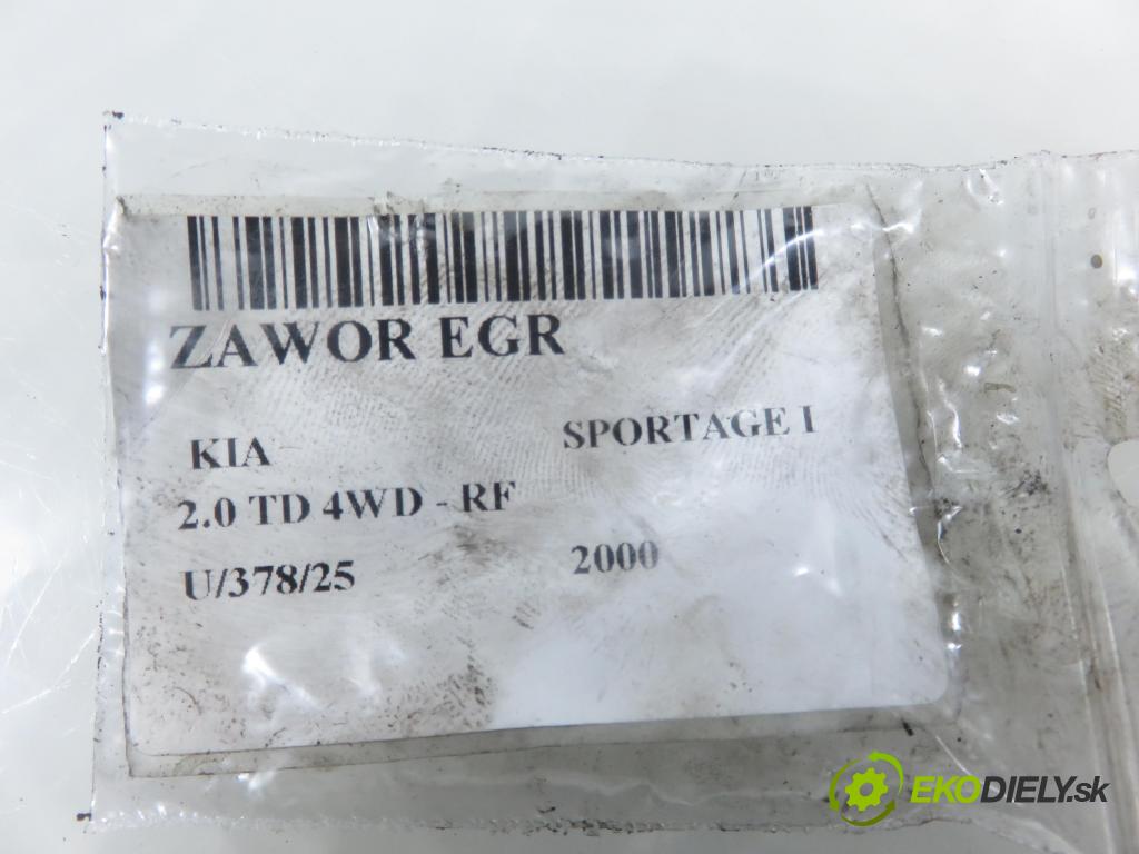 KIA SPORTAGE (K00) TERENOWY 2000 61,00 2.0 TD 4WD 83 - RF 1998,00 VENTIL EGR K5T576