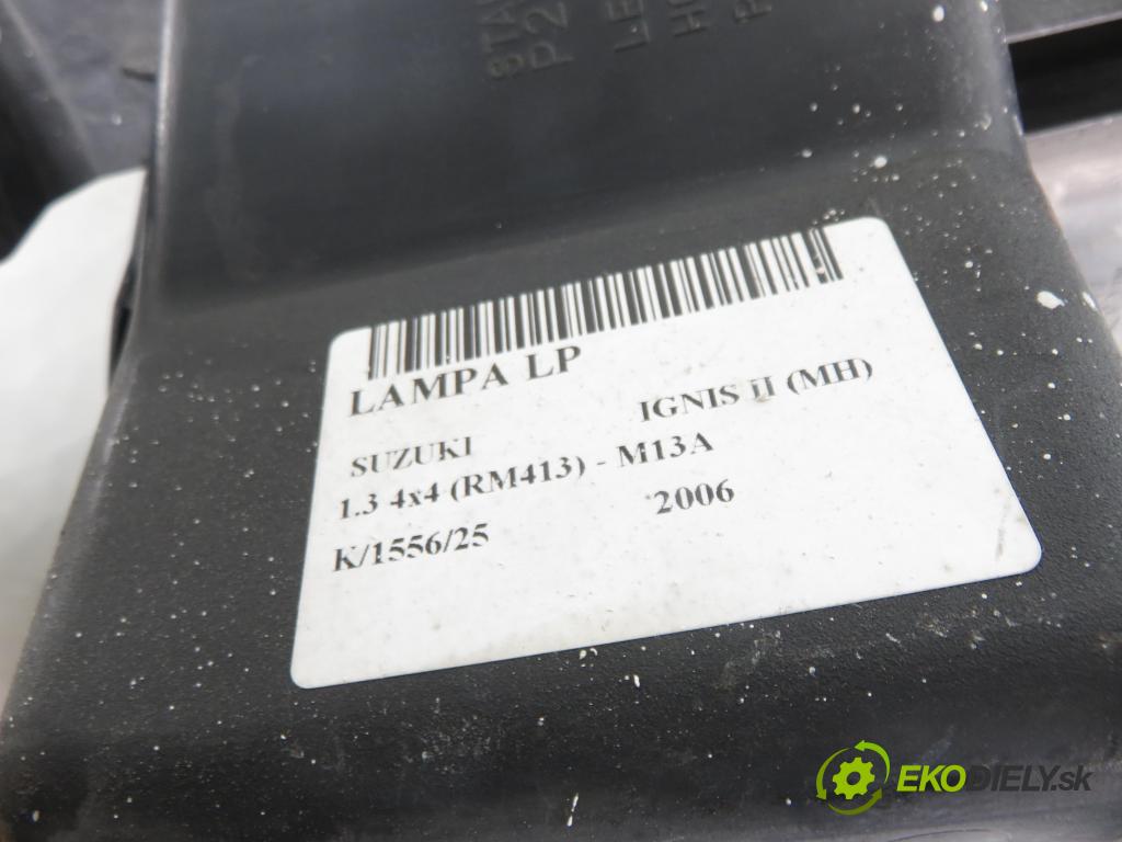 SUZUKI IGNIS II (MH) HB 2006 69,00 1.3 VVT 4x4 94 - M13A 1328,00 Svetlo LP