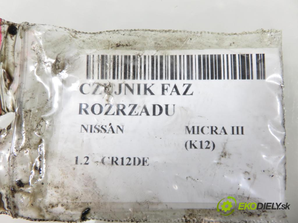 NISSAN MICRA III (K12) HB 2004 48,00 1.2 - CR12DE 1240,00 Snímač časovania Vačkový hriadeľ: 25342153