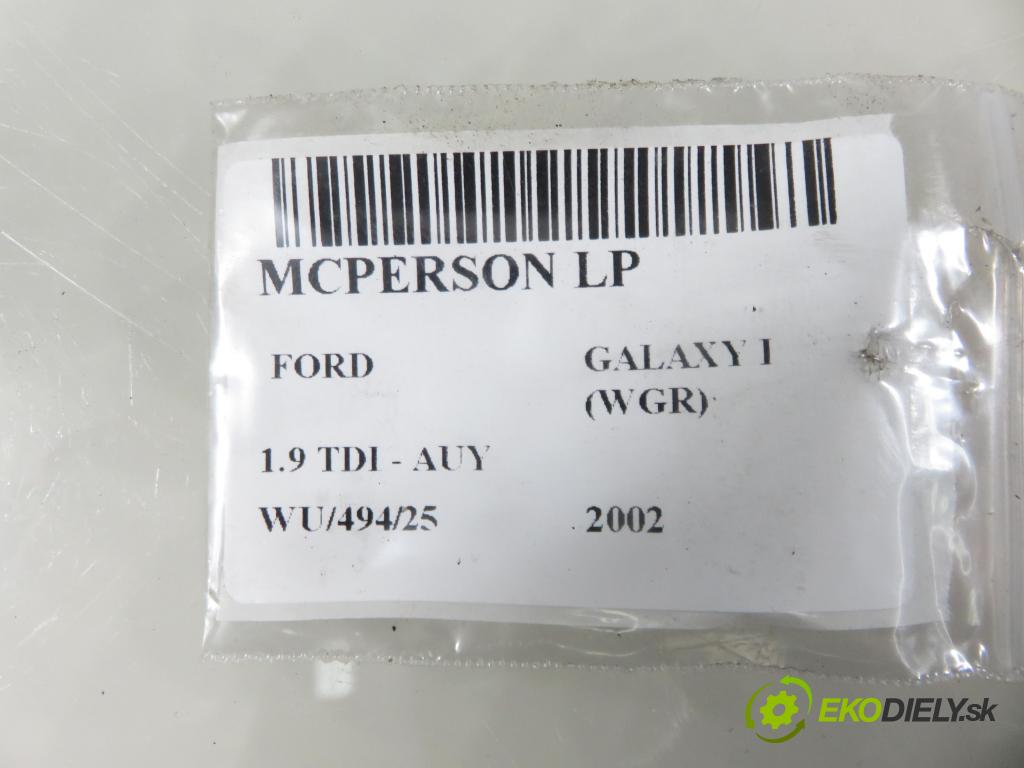 FORD GALAXY (WGR) VAN 2002 85,00 1.9 TDI PD 115 - AUY 1896,00 MCPERSON LP