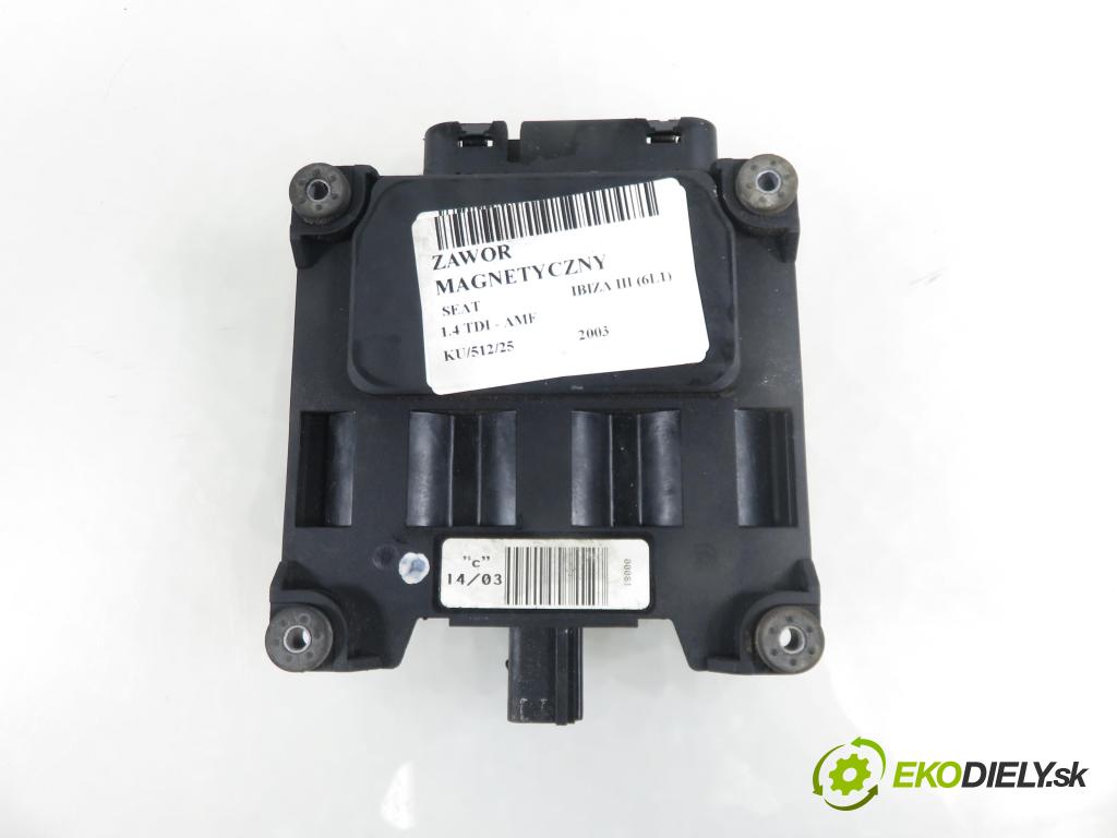SEAT IBIZA III (6L1) HB 2003 55,00 1.4 TDI 75 - AMF 1422,00 VENTIL magnetický 6Q0906625B