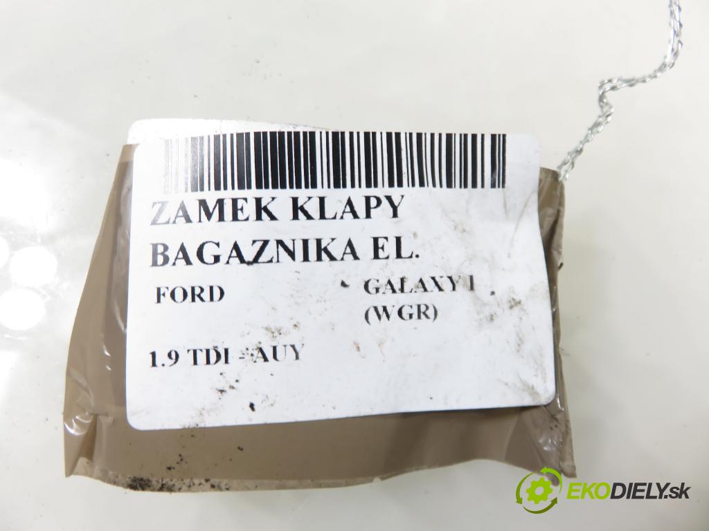 FORD GALAXY (WGR) VAN 2002 85,00 1.9 TDI PD 115 - AUY 1896,00 zámok dverí kufor EL. YM21431C50DG ; 7M4827501