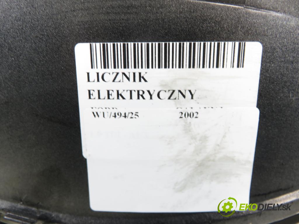 FORD GALAXY (WGR) VAN 2002 85,00 1.9 TDI PD 115 - AUY 1896,00 Prístrojovka elektrický 110080037009