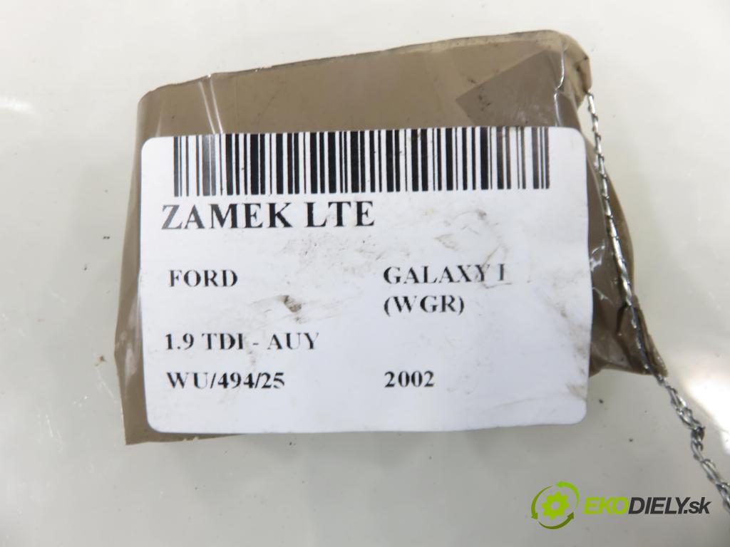 FORD GALAXY (WGR) VAN 2002 85,00 1.9 TDI PD 115 - AUY 1896,00 zámok LTE 93BG220A20DD
