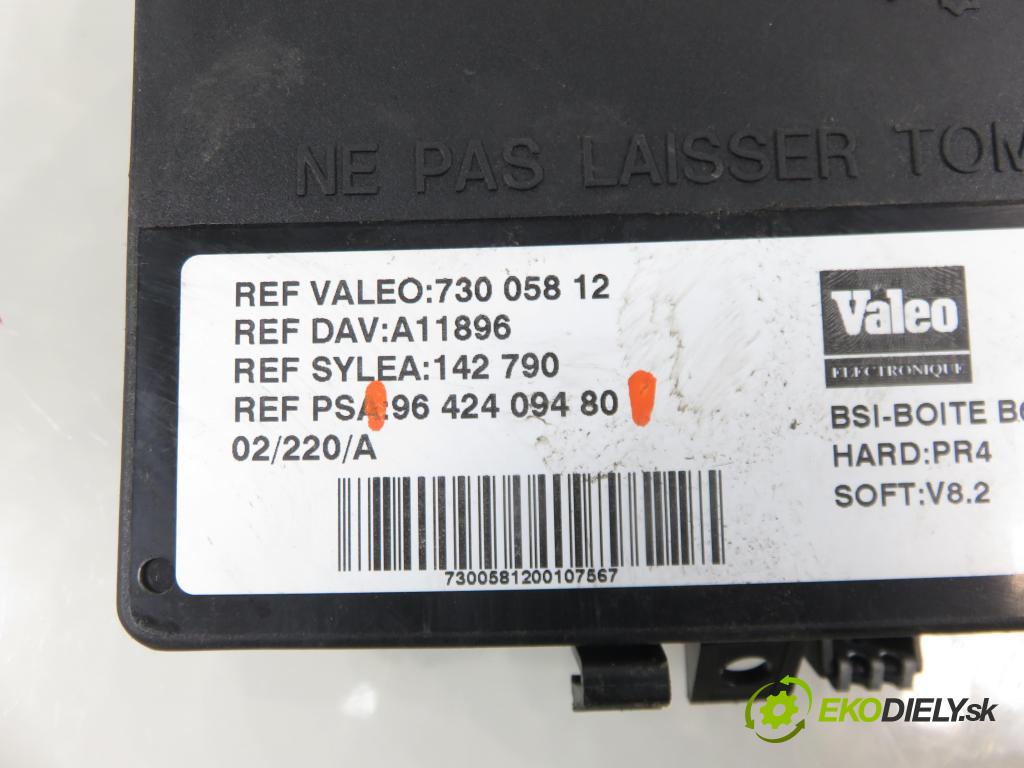 CITROEN XSARA PICASSO (N68) MINIVAN 2002 66,00 2.0 HDi 8V 90 - RHY 1997,00 MODUL BSI 9642409480