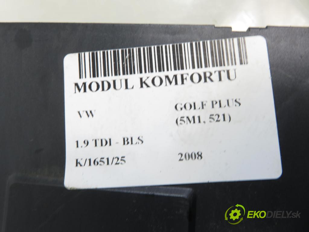 VW GOLF PLUS (5M1, 521) HB 2008 77,00 1.9 TDI - BLS 1896,00 MODUL komfortu 3C0937049AH