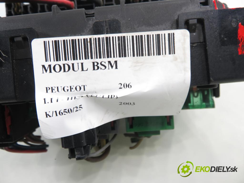 PEUGEOT 206 liftback (2A/C) HB 2003 440,00 1.1 i - HFX (TU1JP) 1124,00 MODUL BSM 9650664180