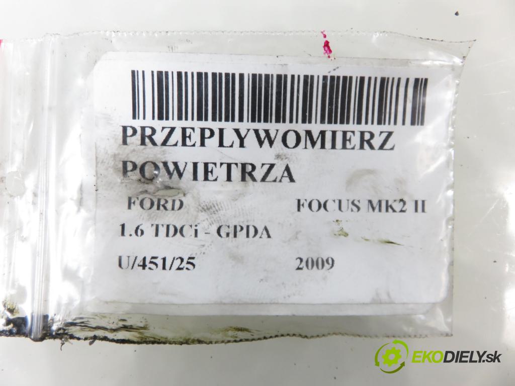 FORD FOCUS II (DA_, HCP) HB 2009 66,00 1.6 TDCi - GPDA 1560,00 váha vzduchu vzduchu 7M5112B579BB ; 7M519A673FH