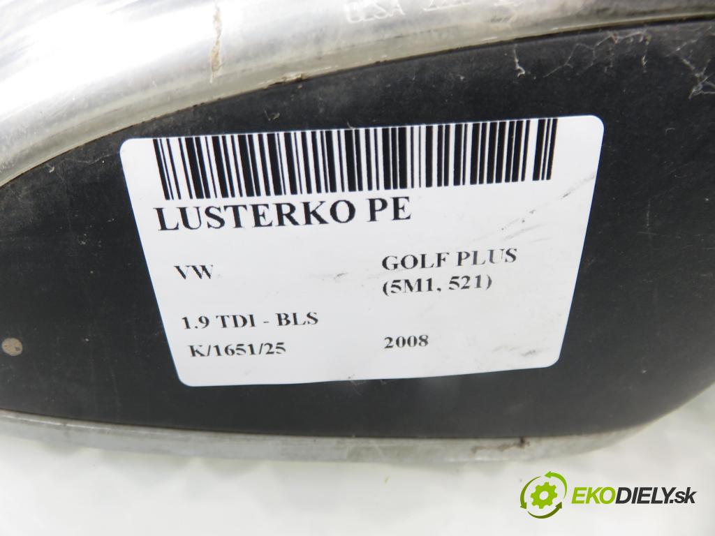 VW GOLF PLUS (5M1, 521) HB 2008 77,00 1.9 TDI - BLS 1896,00 Spätné zrkadlo