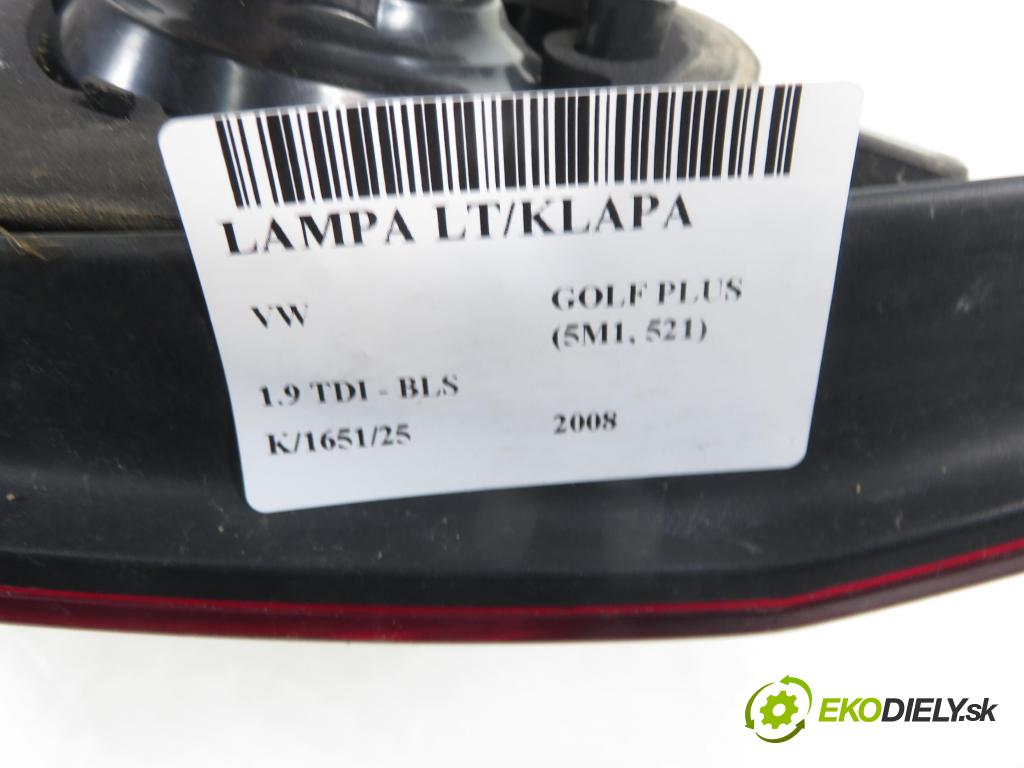 VW GOLF PLUS (5M1, 521) HB 2008 77,00 1.9 TDI - BLS 1896,00 Svetlo ľavé zadné kufor 5M0945093J