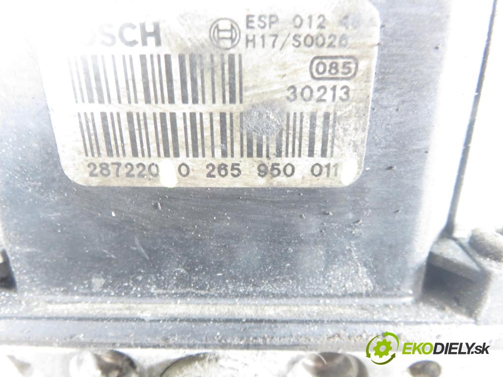 AUDI A4 Avant (8E5, B6) KOMBI 2002 96,00 1.9 TDI PD 130 - AVF 1896,00 Pumpa ABS 0265950011 ; 8E0614517 ; 0265225048 (Pumpa ABS)