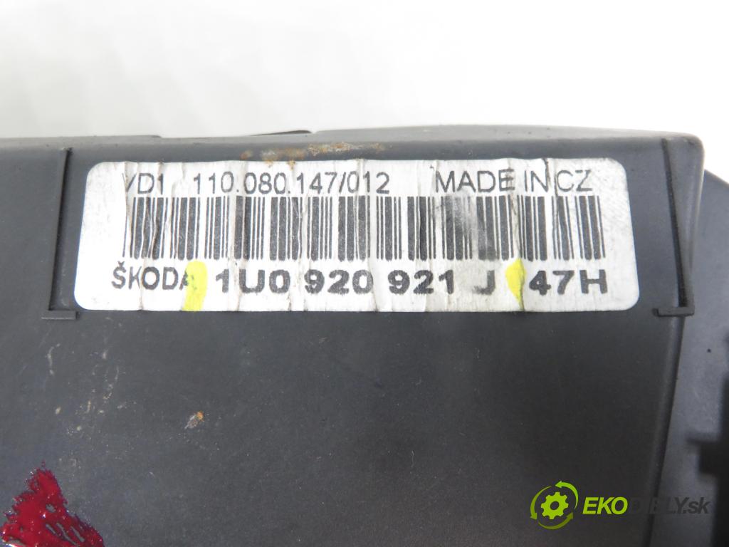 SKODA OCTAVIA I Combi (1U5) KOMBI 2003 66,00 1.9 TDI 90 - ALH 1896,00 Prístrojovka elektrický 1U0920921J