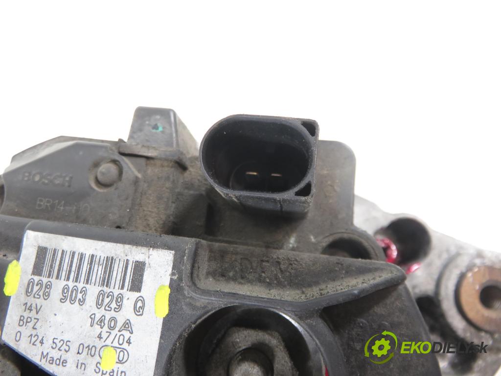 AUDI A6 Avant (4B5, C5) KOMBI 2005 96,00 1.9 TDI - AVF 1896,00 Alternátor 028903029Q ; 0124525010 (Alternátor)