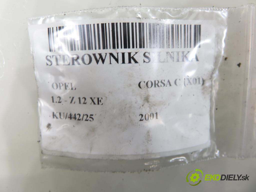 OPEL CORSA C (X01) HB 2001 55,00 1.2 16V 75 - Z 12 XE 1199,00 Riadiaca jednotka Motor 55350552 ; 0261207962