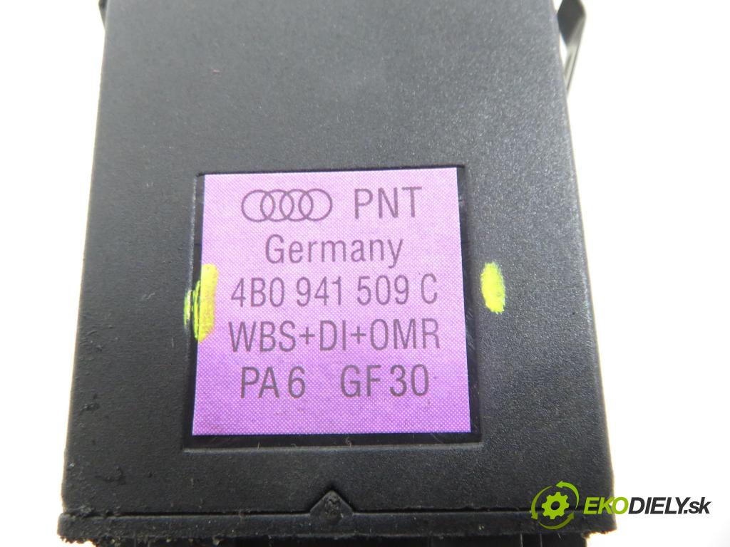 AUDI A6 Avant (4B5, C5) KOMBI 2005 96,00 1.9 TDI - AVF 1896,00 prepínač výstražných (núdzových) 4B0941509C
