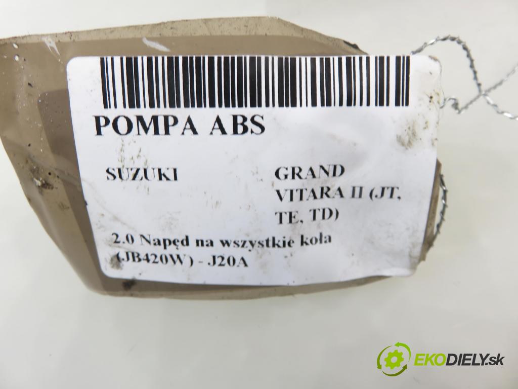 SUZUKI GRAND VITARA II (JT, TE, TD) SUV 2005 103,00 2.0 140 (JB420W) - J20A 1995,00 Pumpa ABS 06210207324 (Pumpa ABS)