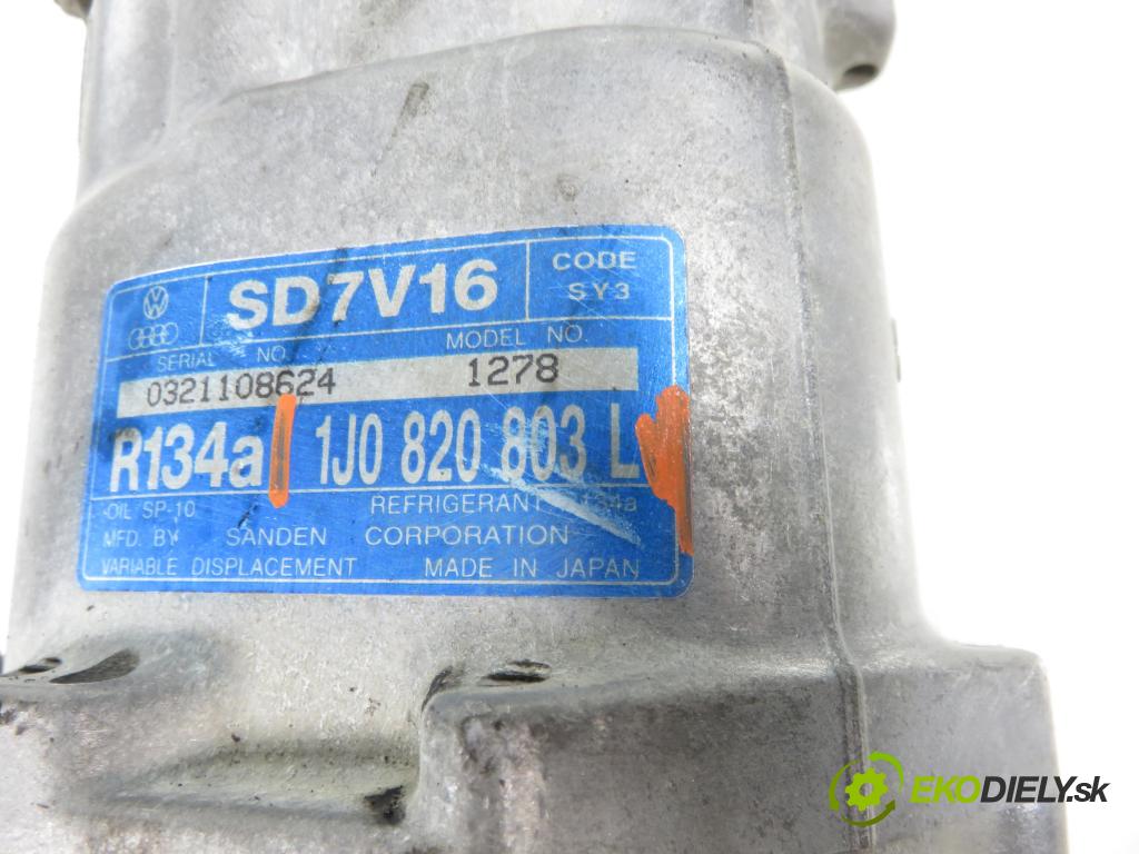 VW BORA (1J2) SEDAN 1999 85,00 2 - APK 1984,00 KOMPRESOR: klimatizace 1J0820803L (Kompresor klimatizace)