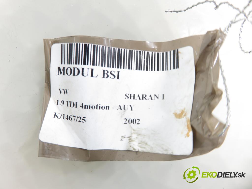 VW SHARAN (7M8, 7M9, 7M6) MINIVAN 2002 85,00 1.9 TDI PD 115 4motion - AUY 1896,00 MODUL BSI 7M3962258S ; S110730300I