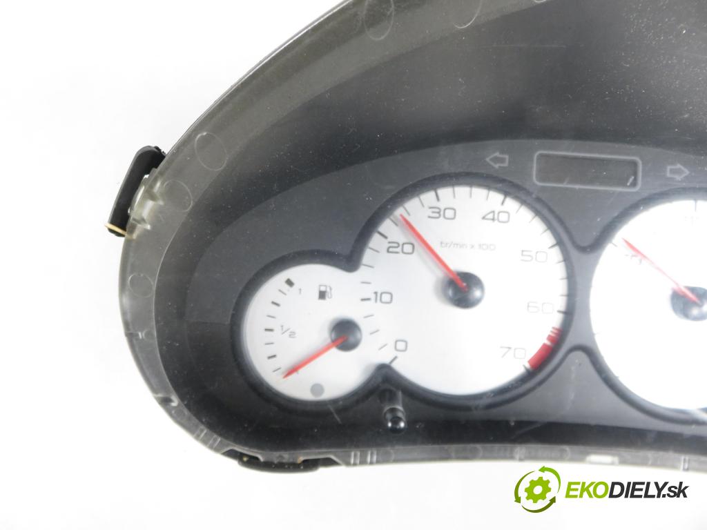 PEUGEOT 206 liftback (2A/C) HB 2003 55,00 1.4 75 - KFW 1360,00 Prístrojovka elektrický 9651740380