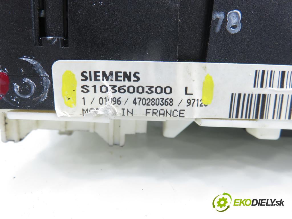 RENAULT MEGANE I Classic (LA0/1_) SEDAN 1997 66,00 1.6 e (LA0F, LA0S) - K7M 702 1598,00 MODUL BSI S103600300L ; 77003297183J