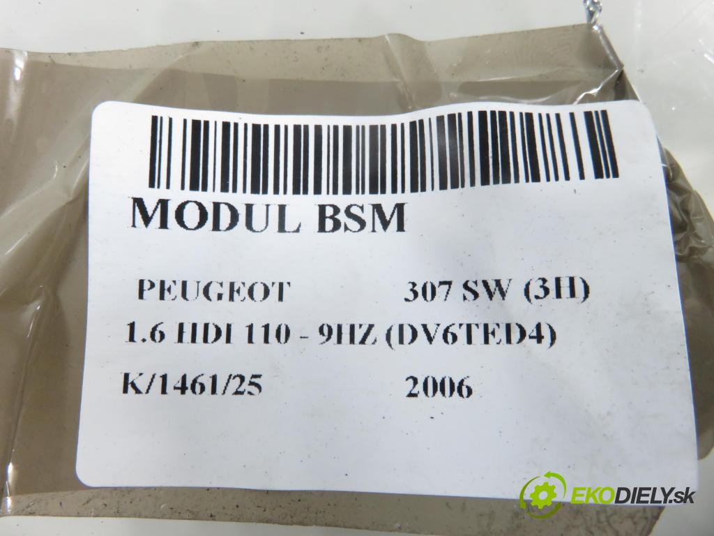 PEUGEOT 307 SW (3H) KOMBI 2006 80,00 1.6 HDI 110 - 9HZ (DV6TED4) 1560,00 MODUL BSM 9661087080