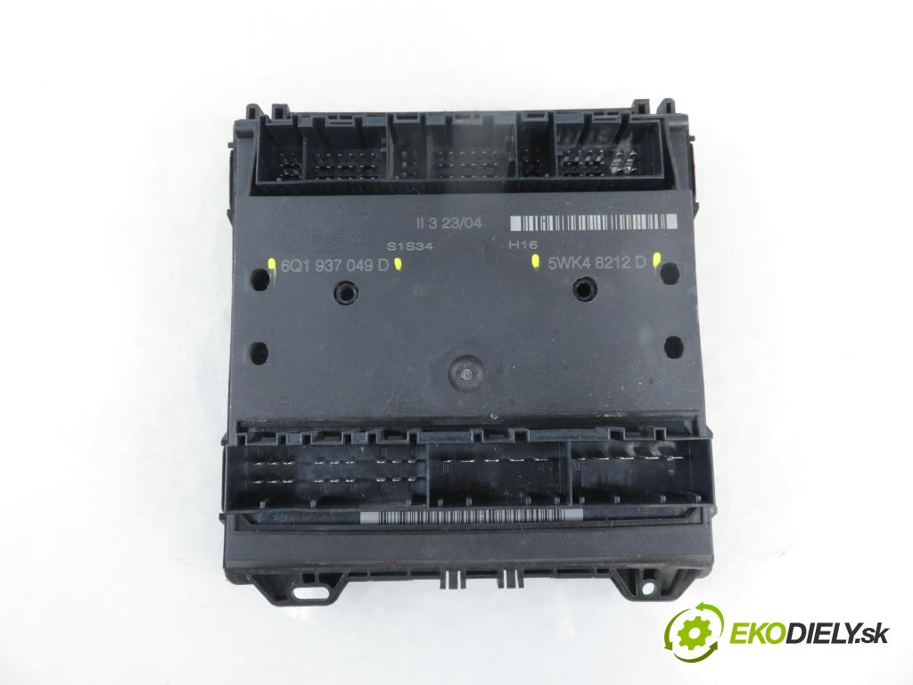 SKODA FABIA I Combi (6Y5) KOMBI 2004 47,00 1.2 - AZQ 1198,00 MODUL komfortu 6Q1937049D ; 5WK48212D
