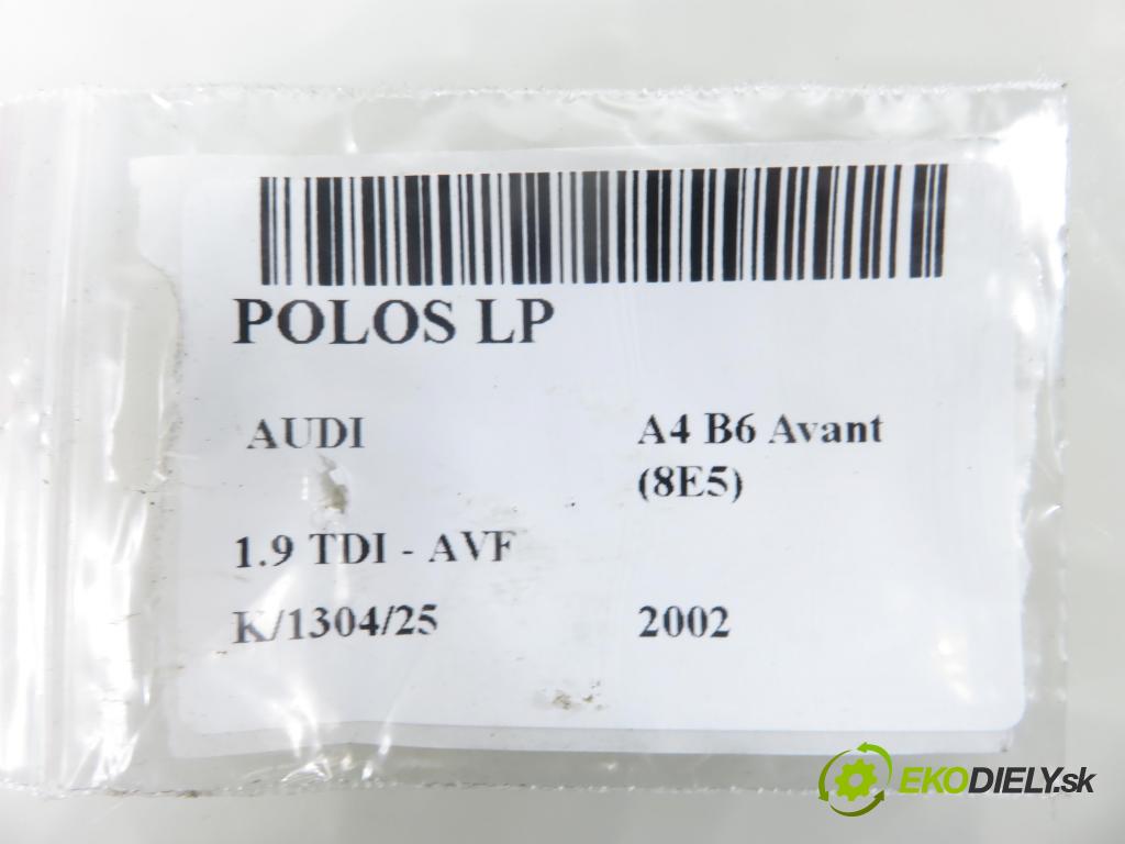 AUDI A4 Avant (8E5, B6) KOMBI 2002 96,00 1.9 TDI PD 130 - AVF 1896,00 Poloos LP 8E0407271S