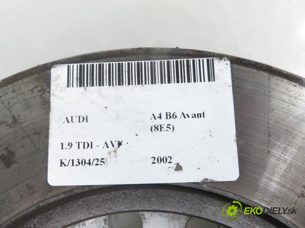 AUDI A4 Avant (8E5, B6) KOMBI 2002 96,00 1.9 TDI PD 130 - AVF 1896,00 lamela kotouč brzdová ZADNÍ: