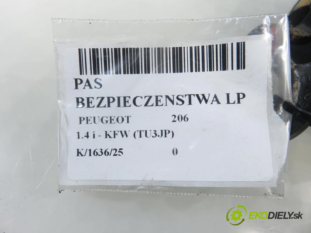 PEUGEOT 206 liftback (2A/C) HB 2003 55,00 1.4 75 - KFW 1360,00 Držiak bezpečnostný LP