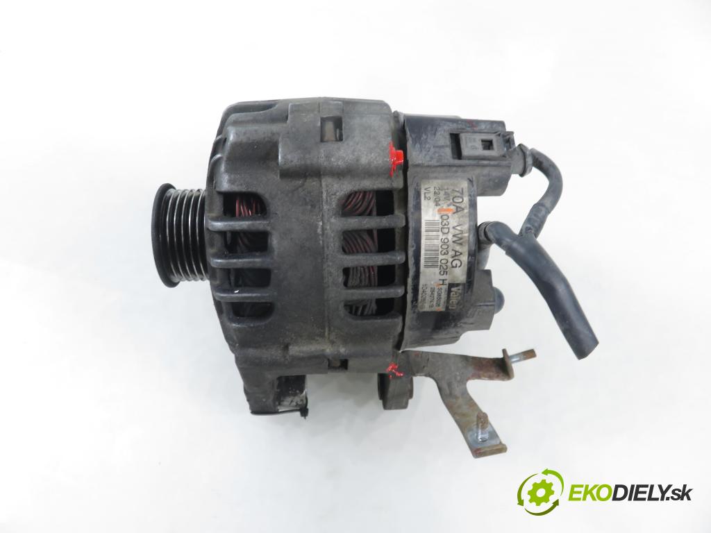 SKODA FABIA I Combi (6Y5) KOMBI 2004 47,00 1.2 - AZQ 1198,00 Alternátor 03D903025H ; SG8B026 (Alternátor)