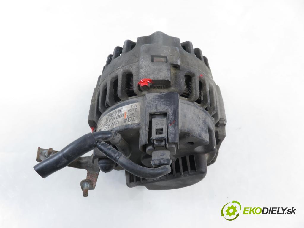 SKODA FABIA I Combi (6Y5) KOMBI 2004 47,00 1.2 - AZQ 1198,00 Alternátor 03D903025H ; SG8B026 (Alternátor)