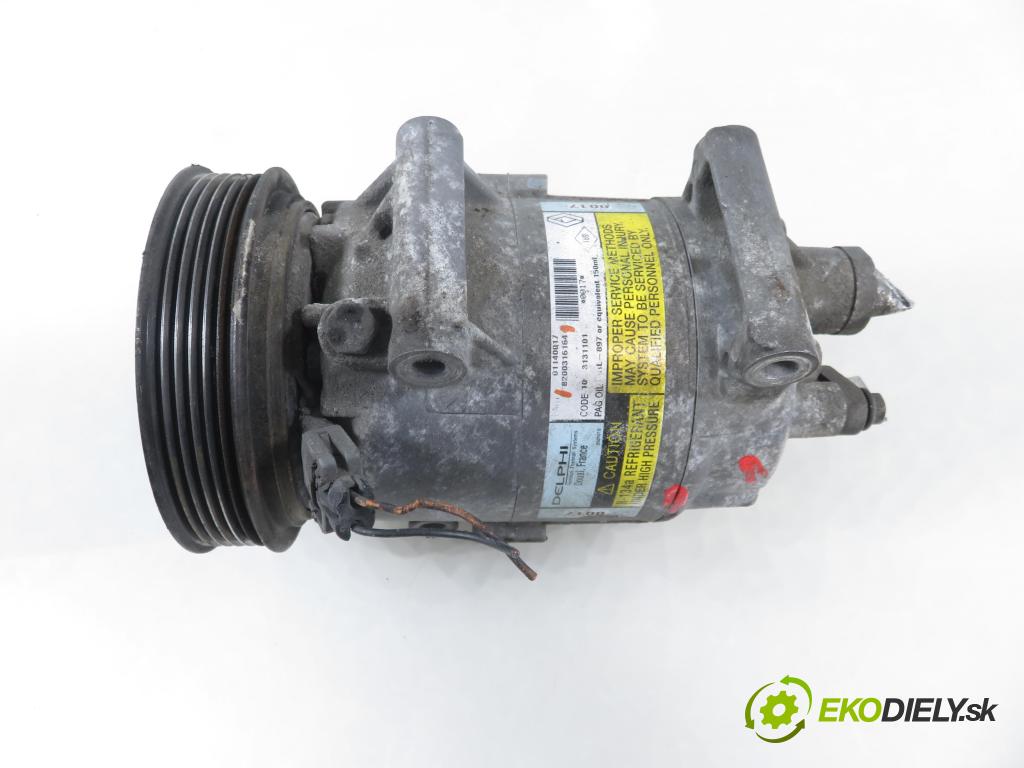 RENAULT SCENIC II (JM0/1_) MINIVAN 2004 83,00 1.6 (JM0C, JM0J, JM1B) - K4M 782 1598,00 KOMPRESOR: klimatizace 8200316164 (Kompresor klimatizace)