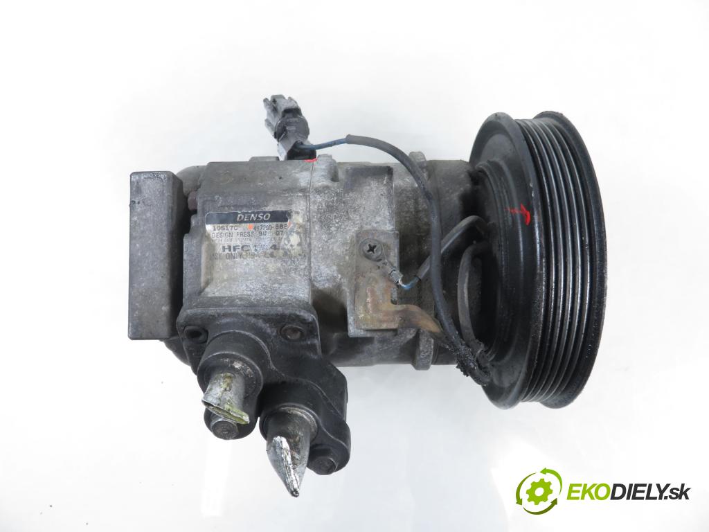 HONDA ACCORD VI (CK, CG, CH, CF8) SEDAN 2000 100,00 1.8 i (CG8) - F18B2 1850,00 KOMPRESOR: klimatizace 4472009894 (Kompresor klimatizace)