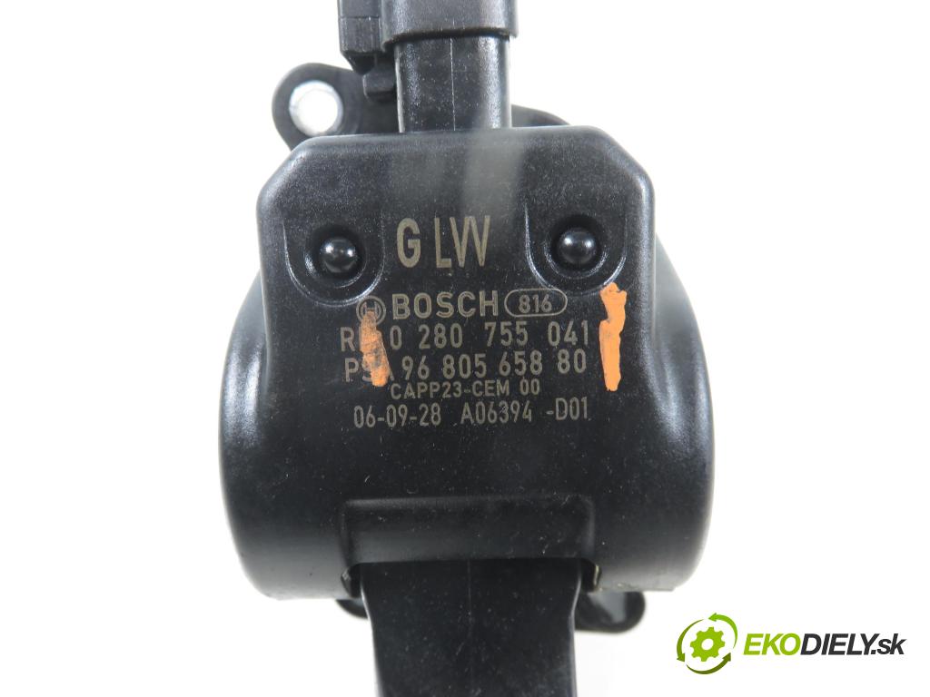 PEUGEOT 307 SW (3H) KOMBI 2006 80,00 1.6 HDI 110 - 9HZ (DV6TED4) 1560,00 Potenciometer plynu 0280755041 ; 9680565880 (Potenciometer plynového pedálu)