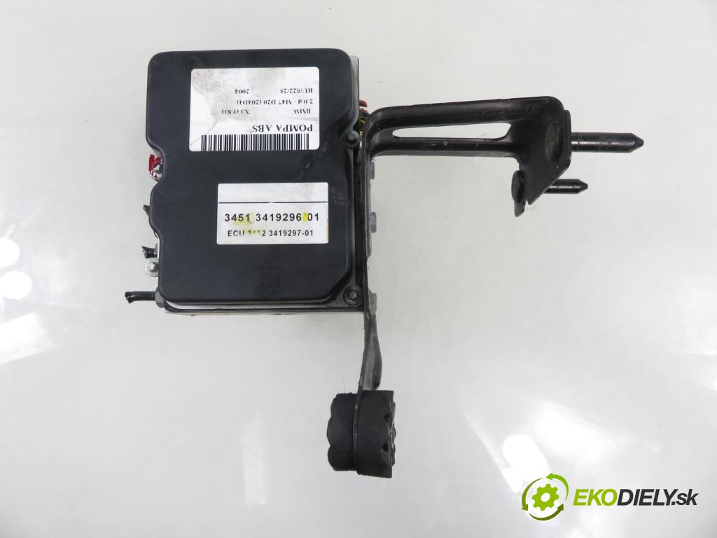 BMW X3 (E83) SUV 2004 110,00 2.0 d 150 - M47 D20 (204D4) 1995,00 Pumpa ABS 3419296 ; 6762059 ; 0265234035 (Pumpa ABS)