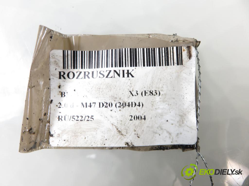 BMW X3 (E83) SUV 2004 110,00 2.0 d 150 - M47 D20 (204D4) 1995,00 startér 7787354 (Startér)