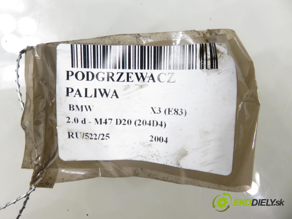 BMW X3 (E83) SUV 2004 110,00 2.0 d 150 - M47 D20 (204D4) 1995,00 paliva 7788702