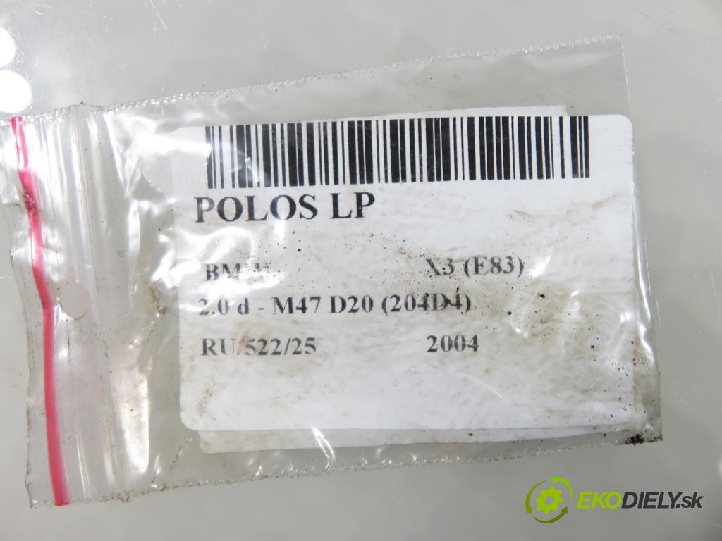 BMW X3 (E83) SUV 2004 110,00 2.0 d 150 - M47 D20 (204D4) 1995,00 Poloos LP