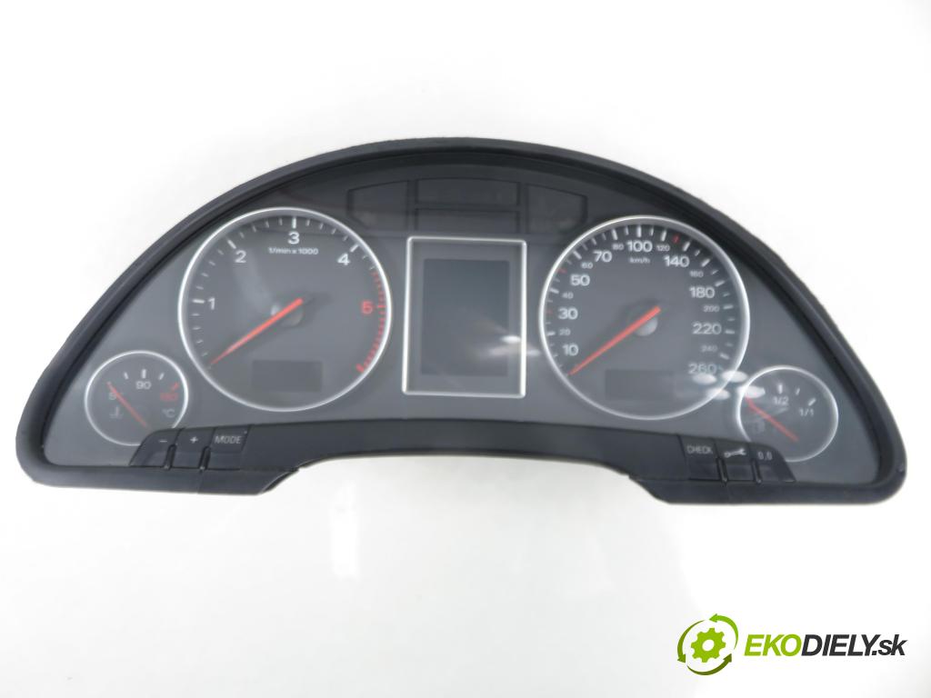 AUDI A4 Avant (8E5, B6) KOMBI 2003 120,00 2.5 V6 TDI 163 - BFC 2496,00 Prístrojovka elektrický 8E0920900K ; 0263626035