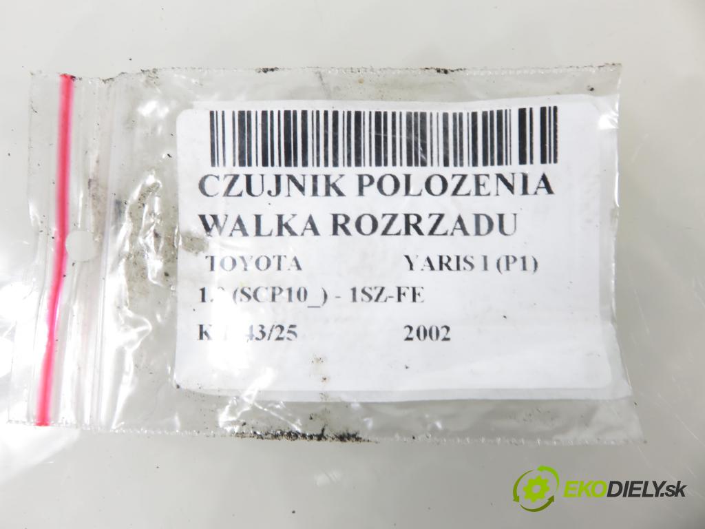 TOYOTA YARIS (_P1_) HB 2002 50,00 1.0 VVT- i 68 - 1SZ-FE 998,00 Snímač polohy vačky Vačkový hriadeľ: