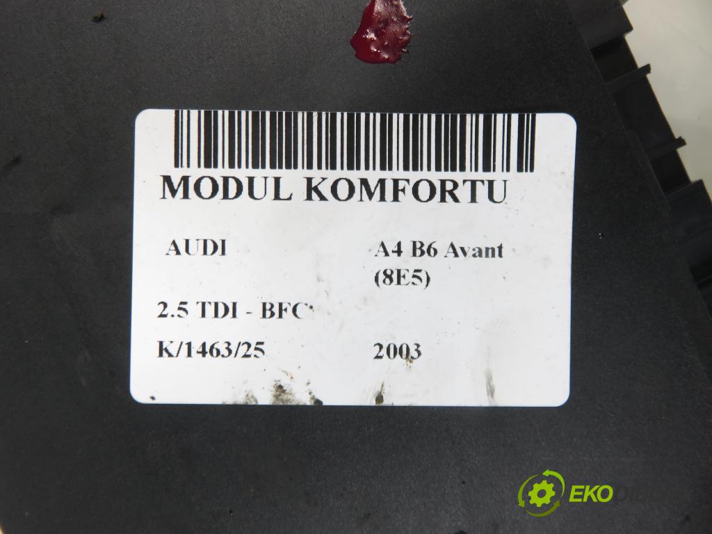 AUDI A4 Avant (8E5, B6) KOMBI 2003 120,00 2.5 V6 TDI 163 - BFC 2496,00 MODUL komfortu 8E0959433BD