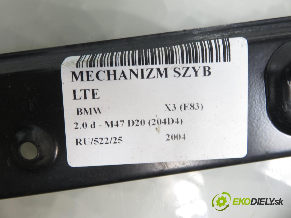 BMW X3 (E83) SUV 2004 110,00 2.0 d 150 - M47 D20 (204D4) 1995,00 Mechanizmus okien 6925965