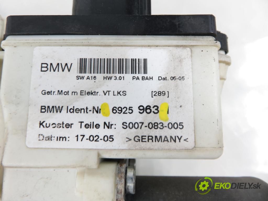 BMW X3 (E83) SUV 2004 110,00 2.0 d 150 - M47 D20 (204D4) 1995,00 Mechanizmus okien 6925963