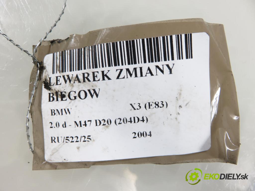 BMW X3 (E83) SUV 2004 110,00 2.0 d 150 - M47 D20 (204D4) 1995,00 ZVEDÁK: 3404489