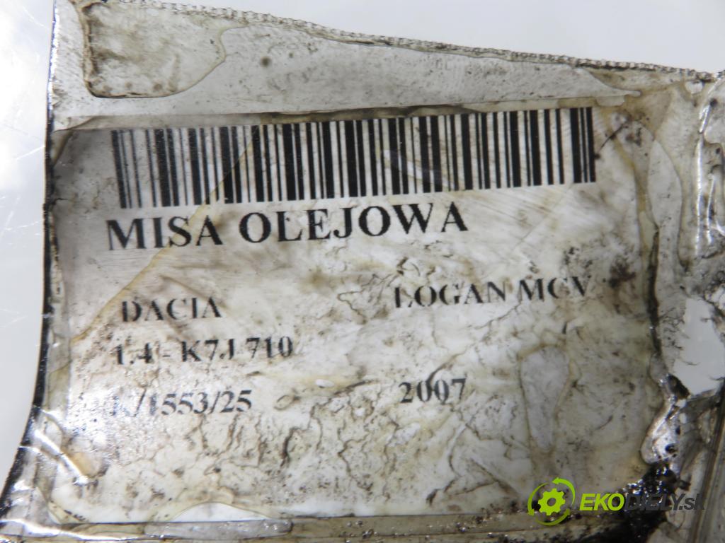 DACIA LOGAN MCV (KS_) KOMBI 2007 55,00 1.4 - K7J 710 1390,00 vana olejová 8200535848 (Olejová vana)