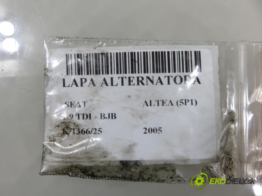 SEAT ALTEA (5P1) MINIVAN 2005 77,00 1.9 TDI PD 105 - BJB 1896,00 Uchytenie alternátora 038903143AF ; 03G903315C