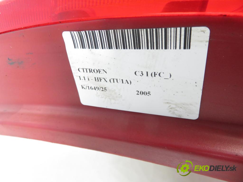 CITROEN C3 I (FC_) HB 2005 44,00 1.1 i - HFX (TU1A) 1124,00 Svetlo ľavé zadné