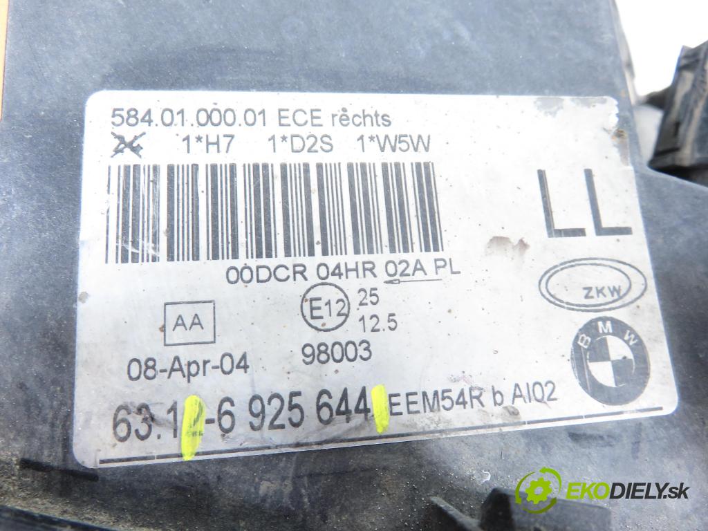 BMW 3 Touring (E46) KOMBI 2002 0,00 330 xd - M57 D30 (306D1) 2926,00 Svetlo PP 6925644