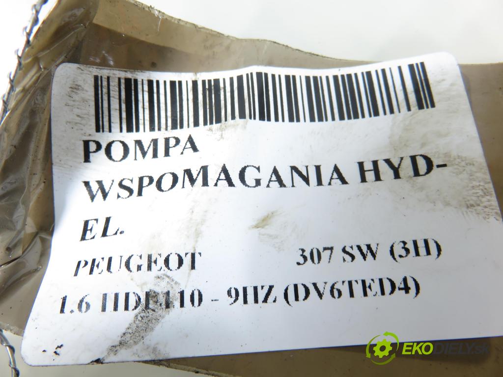 PEUGEOT 307 SW (3H) KOMBI 2006 80,00 1.6 HDI 110 - 9HZ (DV6TED4) 1560,00 Pumpa servočerpadlo 9681546580